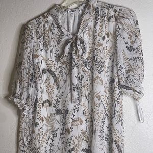 White background blouse